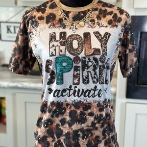 Leopard Print Short Sleeve Tee